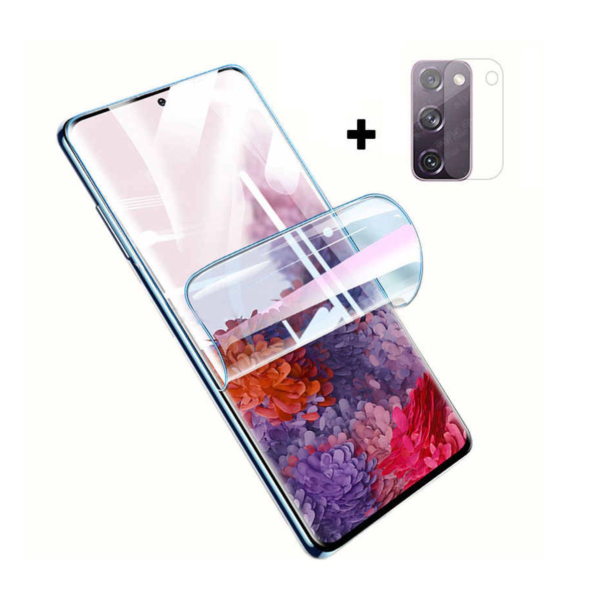 EON - Protector Hidrogel Para Samsung S20 FE + Lente Cámara