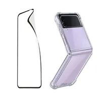 Kit Carcasa para Samsung Z Flip 4 Transparente + Lamina de Hidrogel