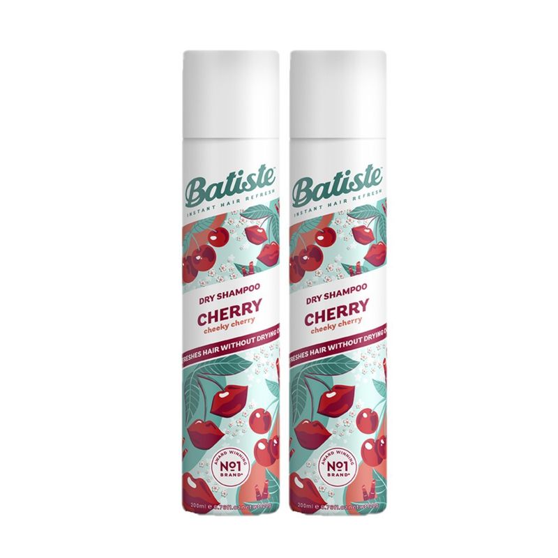 BATISTE - Shampoo Seco Pack 2 Batiste Cherry 200ml