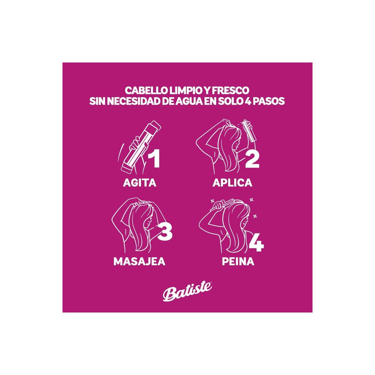 BATISTE - Shampoo Seco Pack 2 Batiste 200ml Divine Dark + Cherry