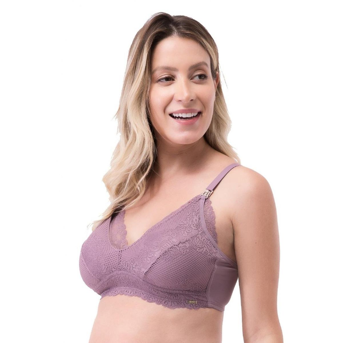 2RIOS - Sosten Lactancia Full Encaje Lila 2Rios
