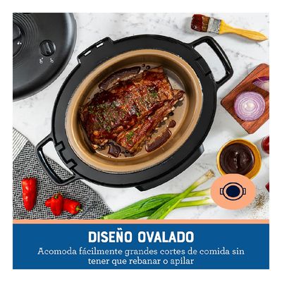 Imagen 2 del producto Multi-olla rápida ovalada 5.7 lt con 15 funciones Oster® CKSTPCECOV57