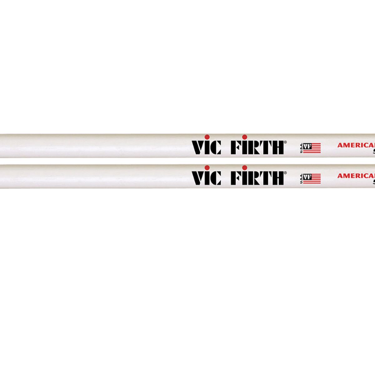 VIC FIRTH - Baquetas Vic Firth 5A American Classic Blanco Punta de Madera