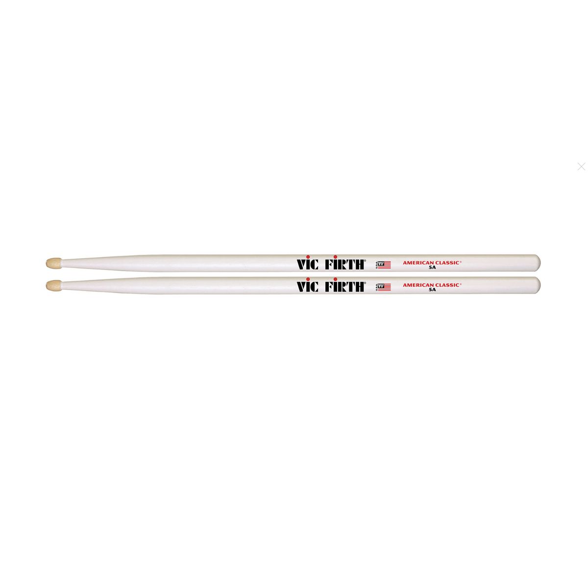 VIC FIRTH - Baquetas Vic Firth 5A American Classic Blanco Punta de Madera