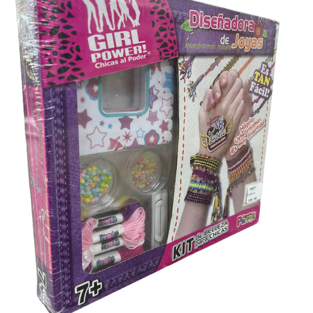 GENERICO - Set De Mostacillas Para Hacer Pulseras Girl Power