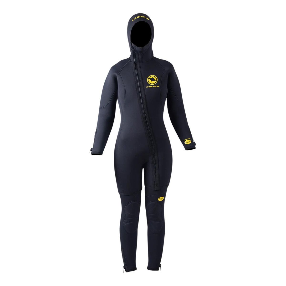 CABOSUB - Traje Buceo Mujer Americano 7mm - Negro - M