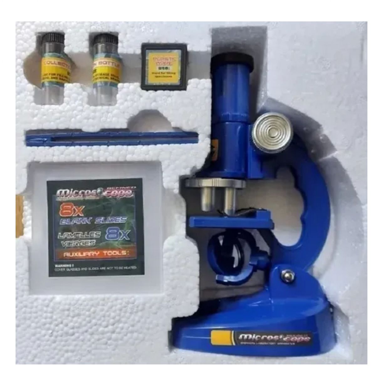 GENERICO - Kit De Microscopio Set Microscopio Optico Educacional