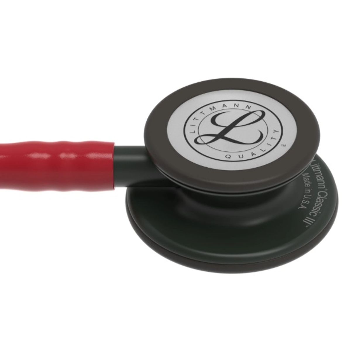 LITTMANN - Fonendoscopio Littmann Classic III Burdeo Acabado Negro 5868