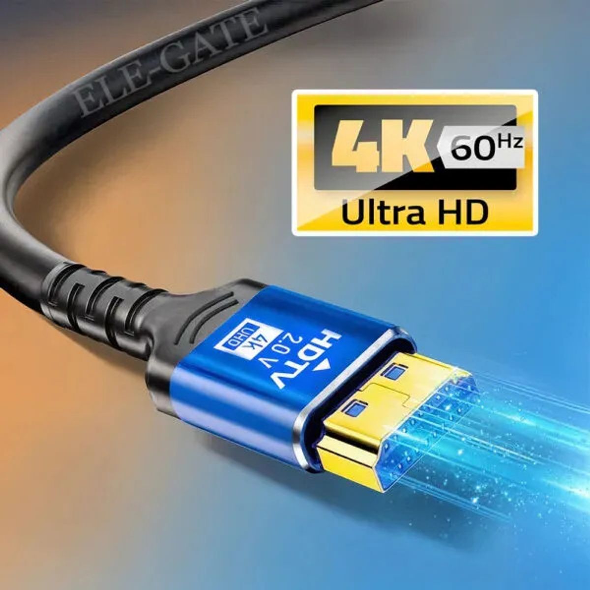 GENERICO - Cable HDMI 15 Metros Reforzado Blindado TV 4K 60Hz Play Proyector Ultra Alta Velocidad R&L Group