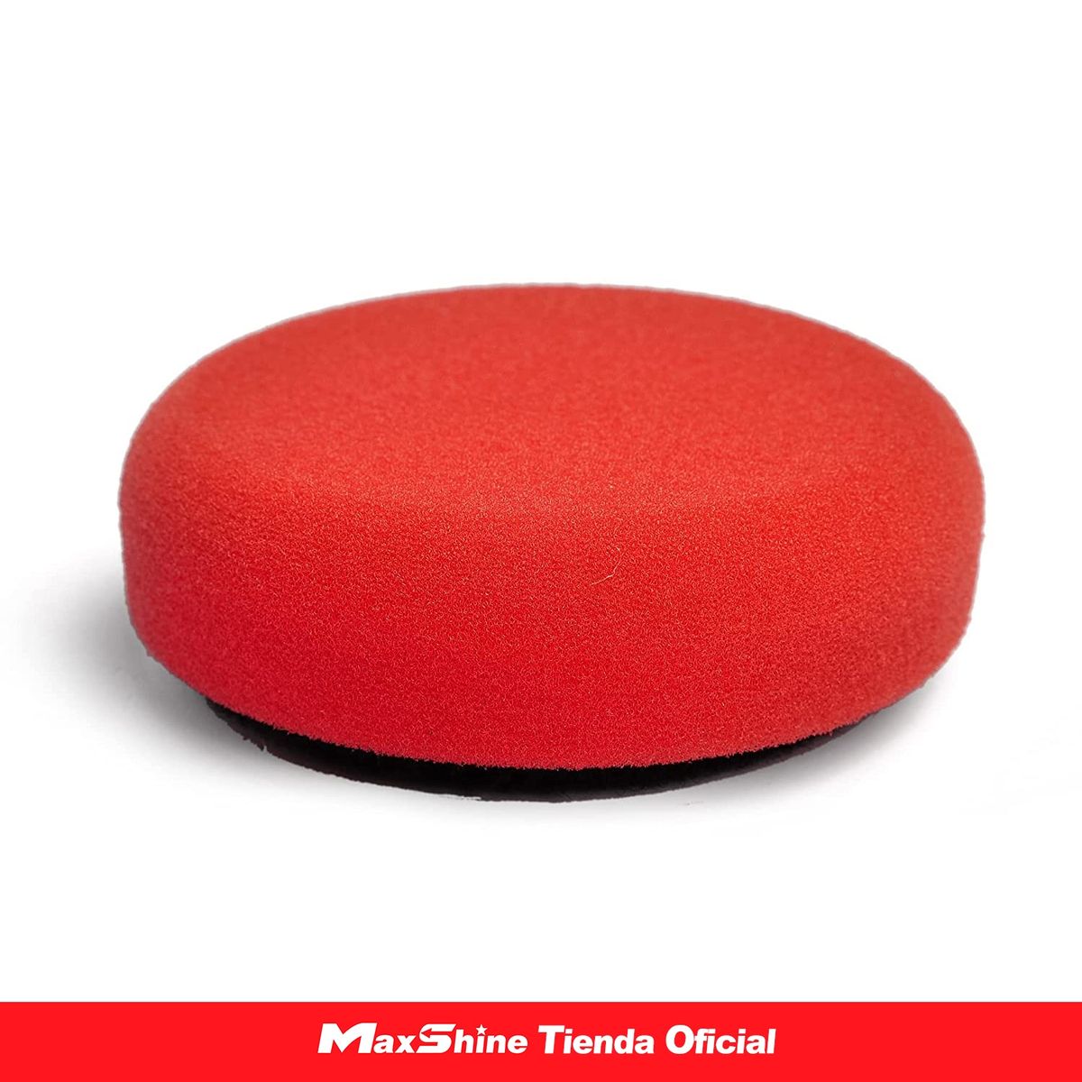 MAX SHINE - Bonete de Espuma Encerado 3" Red Flat Foam Finishing Pad