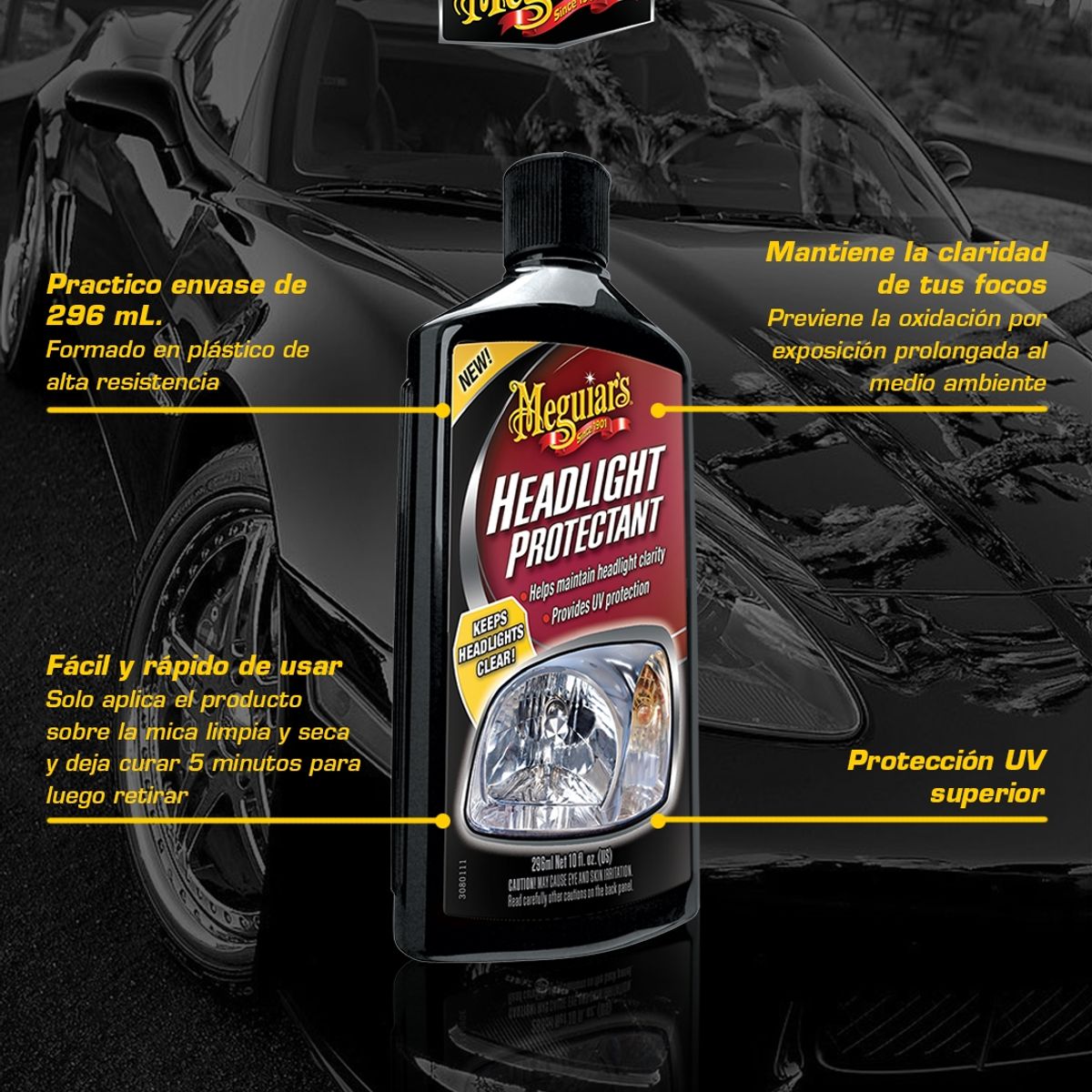 MEGUIARS - Protector De Focos Meguiars Headlight Protectant