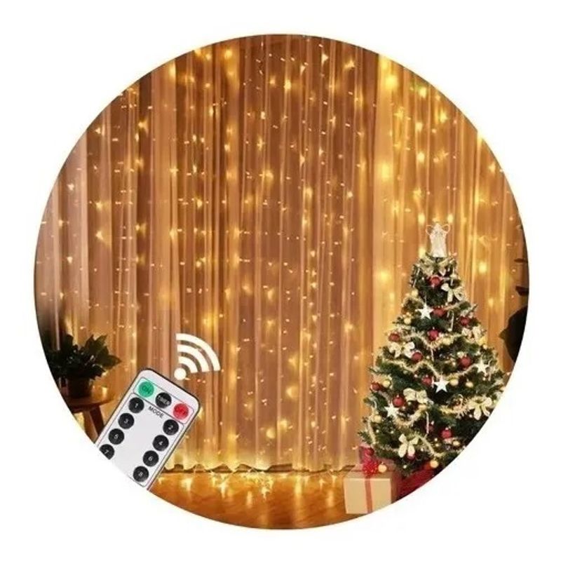 GENERICO - Cortina De Luces Led Cortina Luces Luces Navidad Led Control