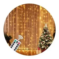 GENERICO - Cortina De Luces Led Cortina Luces Luces Navidad Led Control