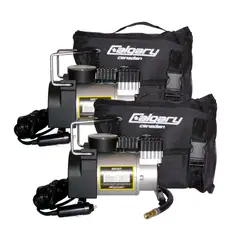 CALGARY - Pack 2 Compresores de Aire 150 Psi Adaptador 12v