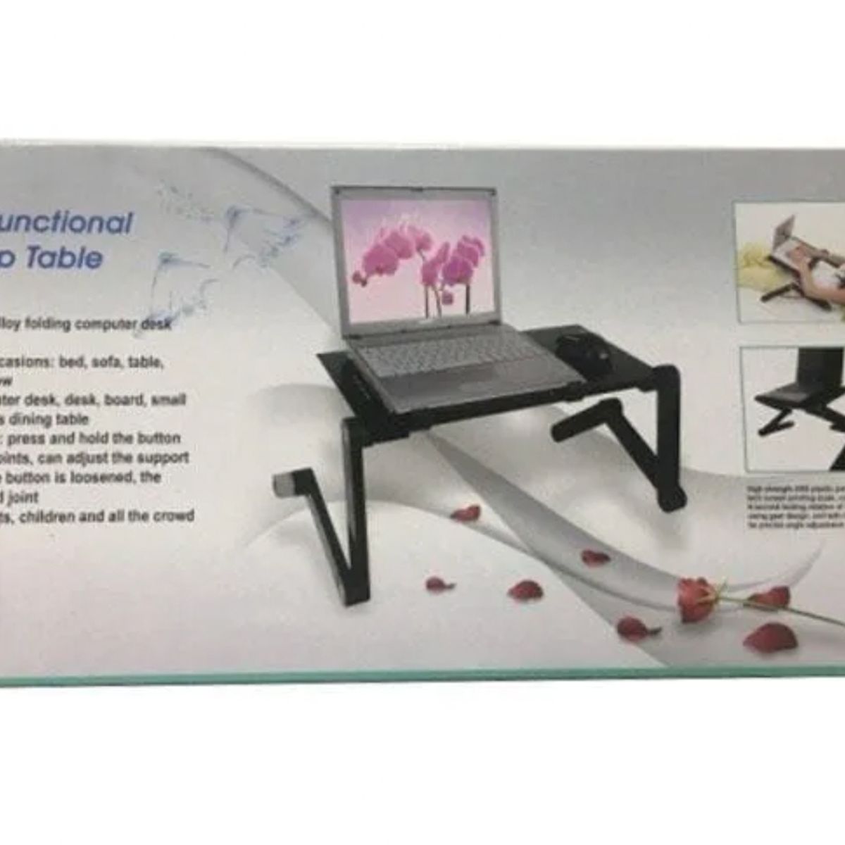 GENERICO - Mesa Plegable Portátil Para Notebook Con Ventiladores Mouse