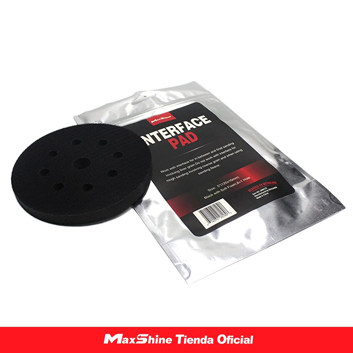 MAX SHINE - Interface para Lijado 5" Foam Interface Pad