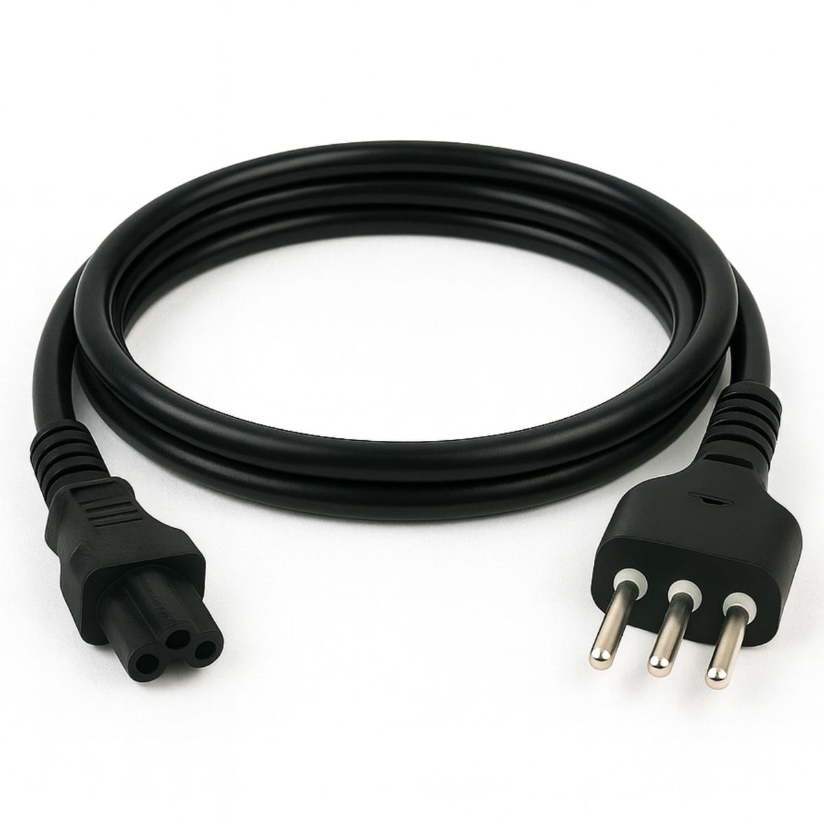 OEM - Cable de Poder Tipo Trébol 1.8 MT Reforzado 220V / 3 PIN