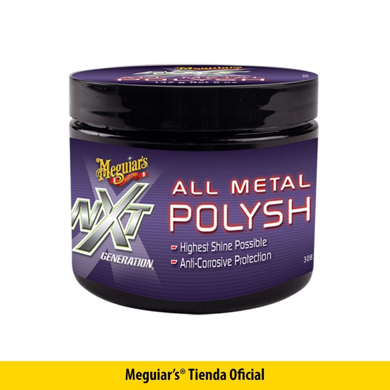 MEGUIARS - Meguiars Nxt Metal Polish 142 Gr - Pulidor De Metal