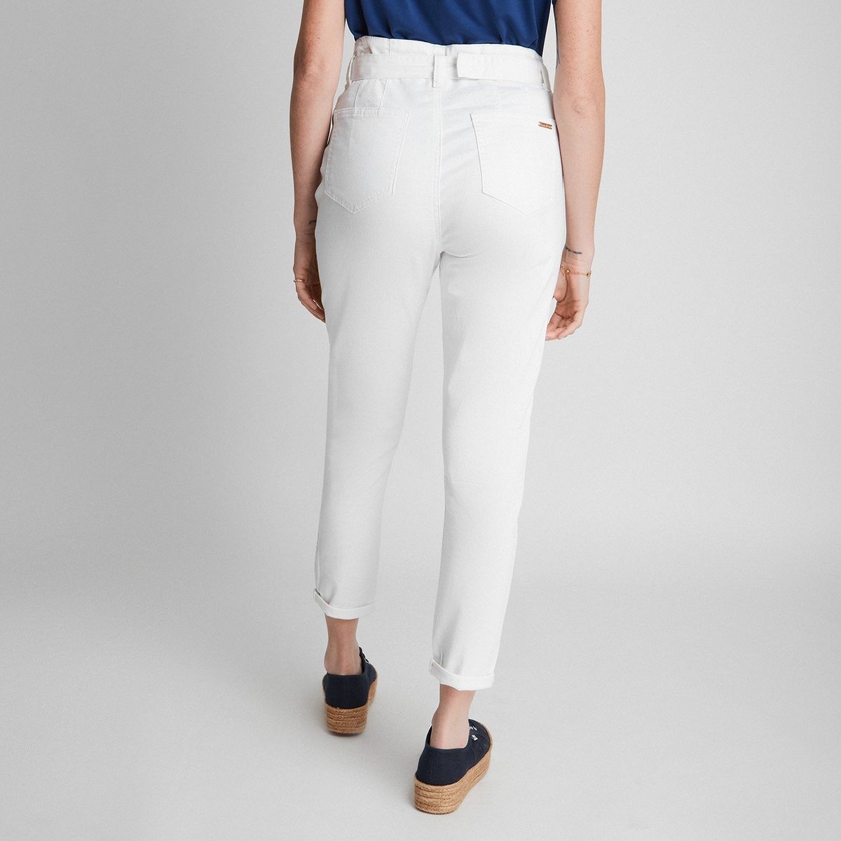 LORENZO DI PONTTI - Pantalón Slim Con Cinturón LORENZO DI PONTTI
