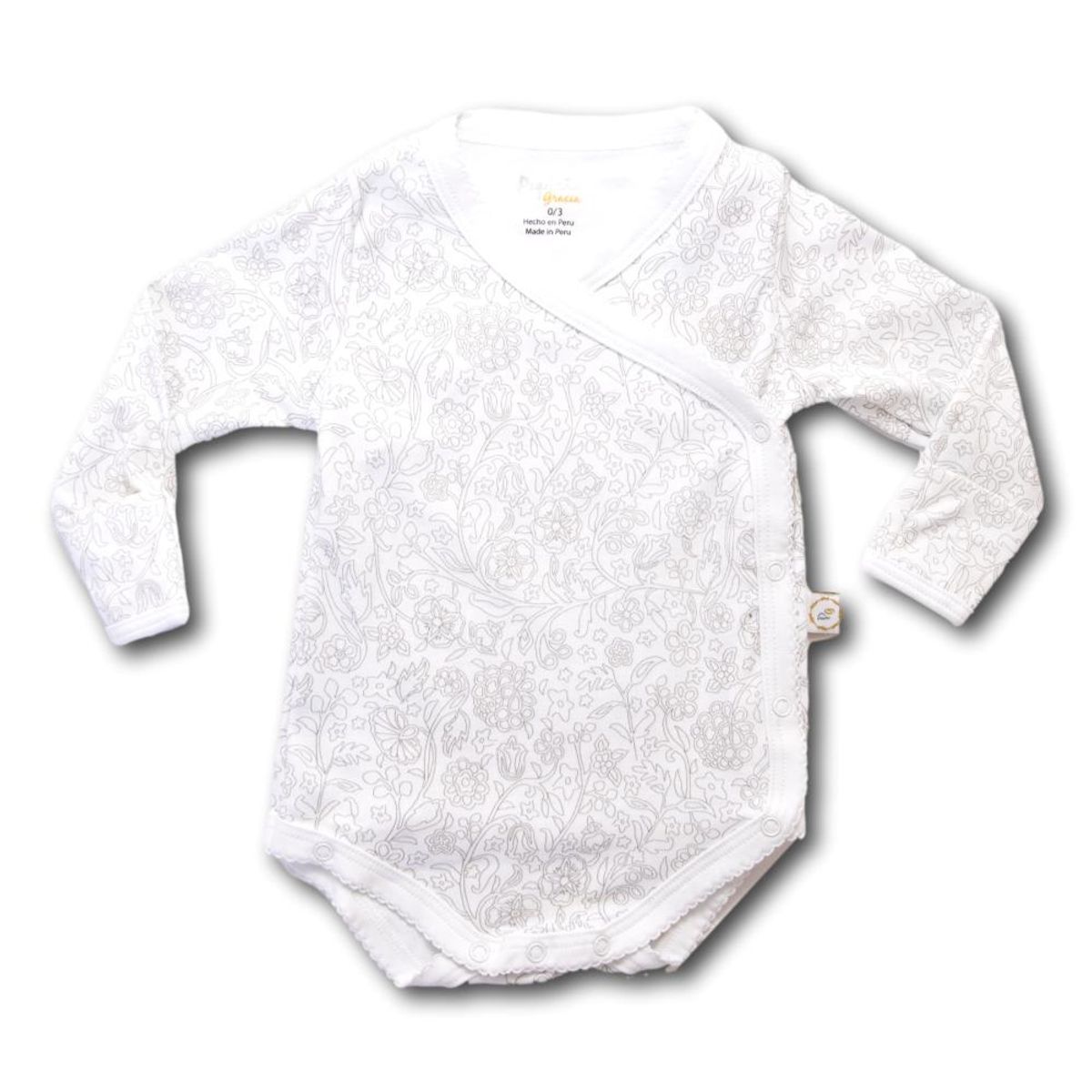 PEQUEÑA GRACIA - Bodys Kimono Silueta 100 Algodón Pima