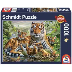 SCHMIDT - Puzzle 1.000 piezas Tigres