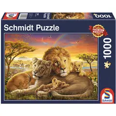 SCHMIDT - Puzzle 1.000 piezas Adorables leones