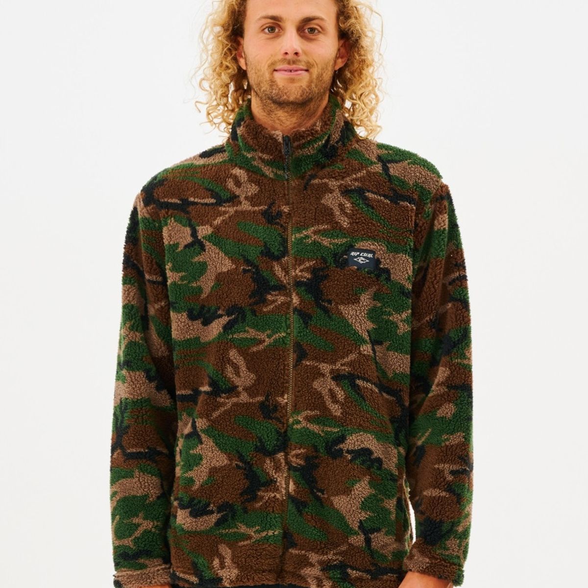 RIP CURL - Poleron FZ Lía Verde Hombre Rip Curl