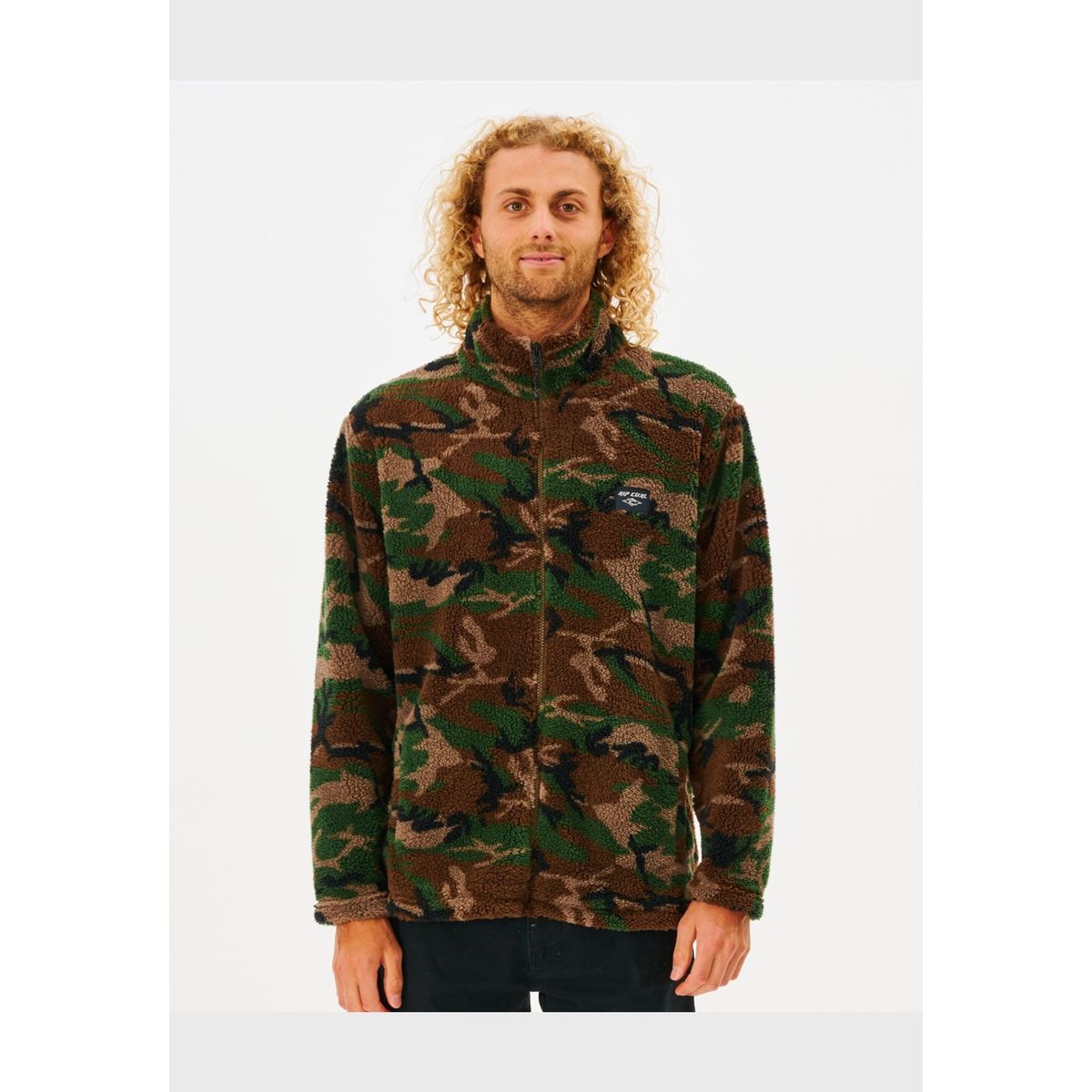 RIP CURL - Poleron FZ Lía Verde Hombre Rip Curl