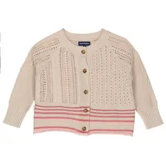 HUSH PUPPIES - Chaleco Niña Punto Beige