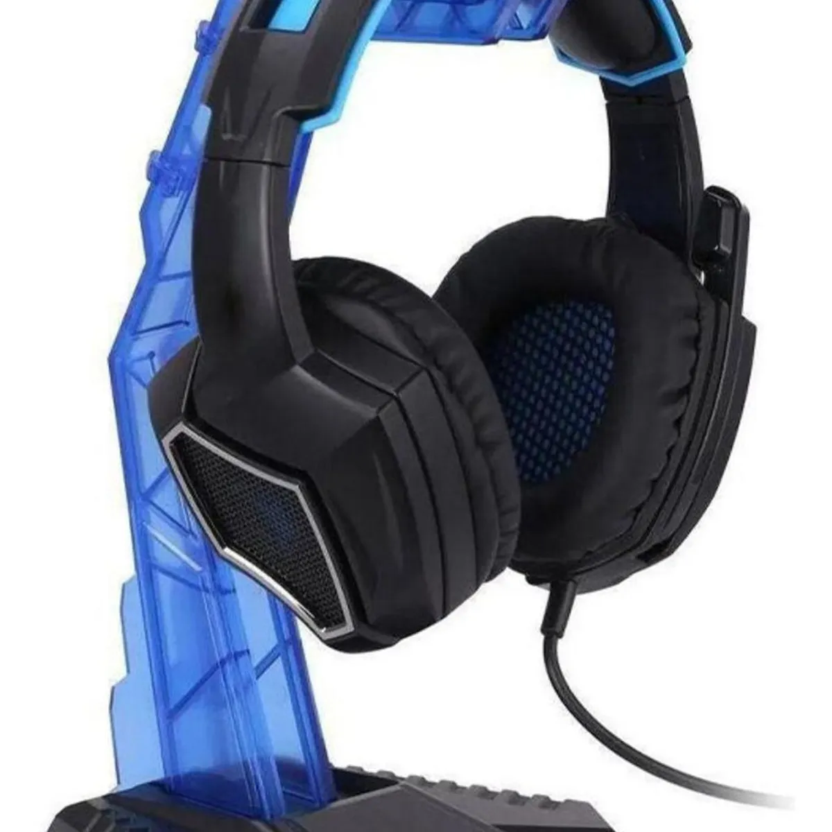 Base Soporte Audífonos PRO Gamer Azul, marca IMPORTCLICK - Foto 2