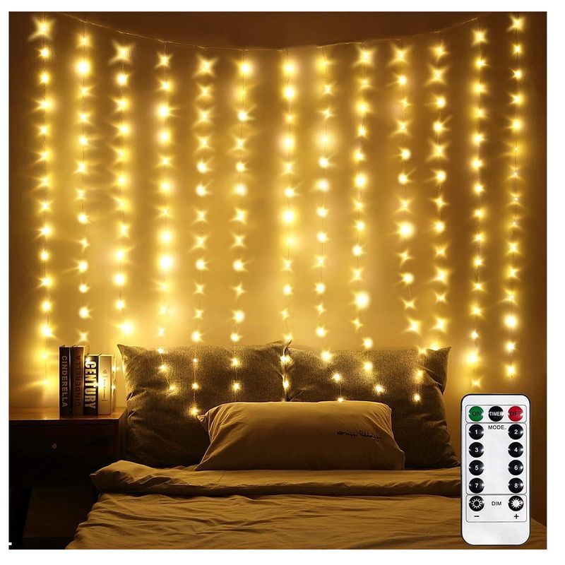 GENERICO - Cortina De Luces Luces Decorativas Guirnaldas Led Cortinaled.