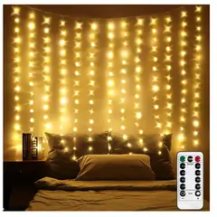 GENERICO - Cortina De Luces Luces Decorativas Guirnaldas Led Cortinaled