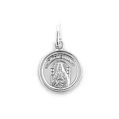ANDREA COGGIOLA JOYAS - Colgante Medalla Virgen de Coromoto 10mm Plata Fina 925