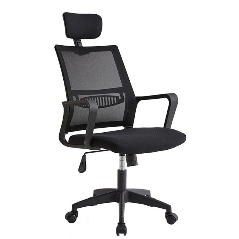 GENERICO - Silla Oficina Con Apoya Cabeza Modelo Ejecutivo