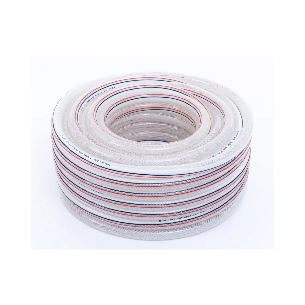 BOLTON - Manguera Transparente Reforzada 1/2" - 100 metros