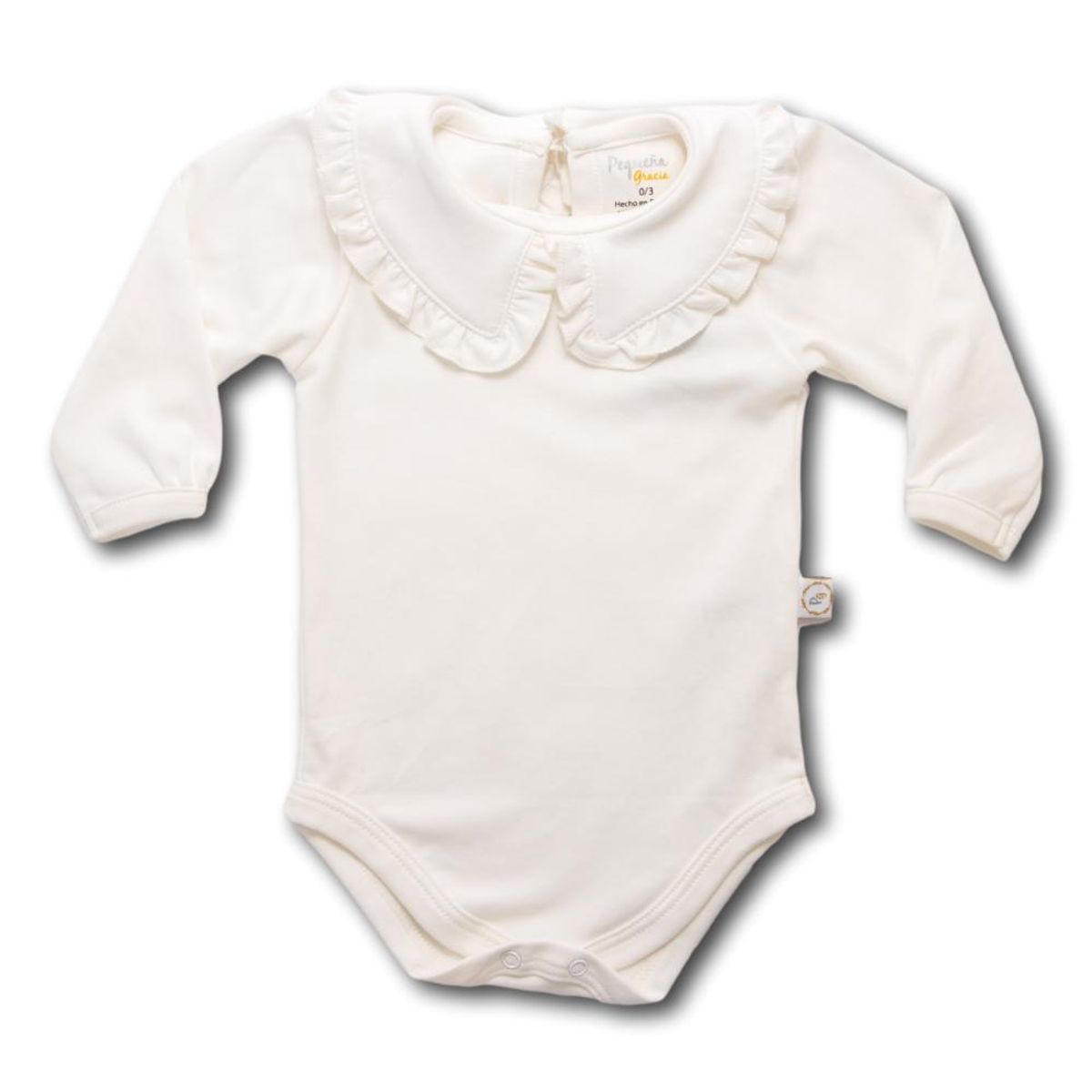 PEQUEÑA GRACIA - Bodys Paz Ivory 100 Algodón Pima