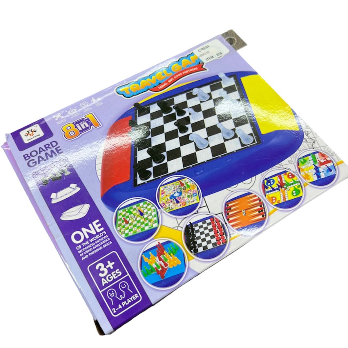 GENERICO - Juego De Mesa 3 En 1 Damas - Ajedrez - Backgammon GENERICO