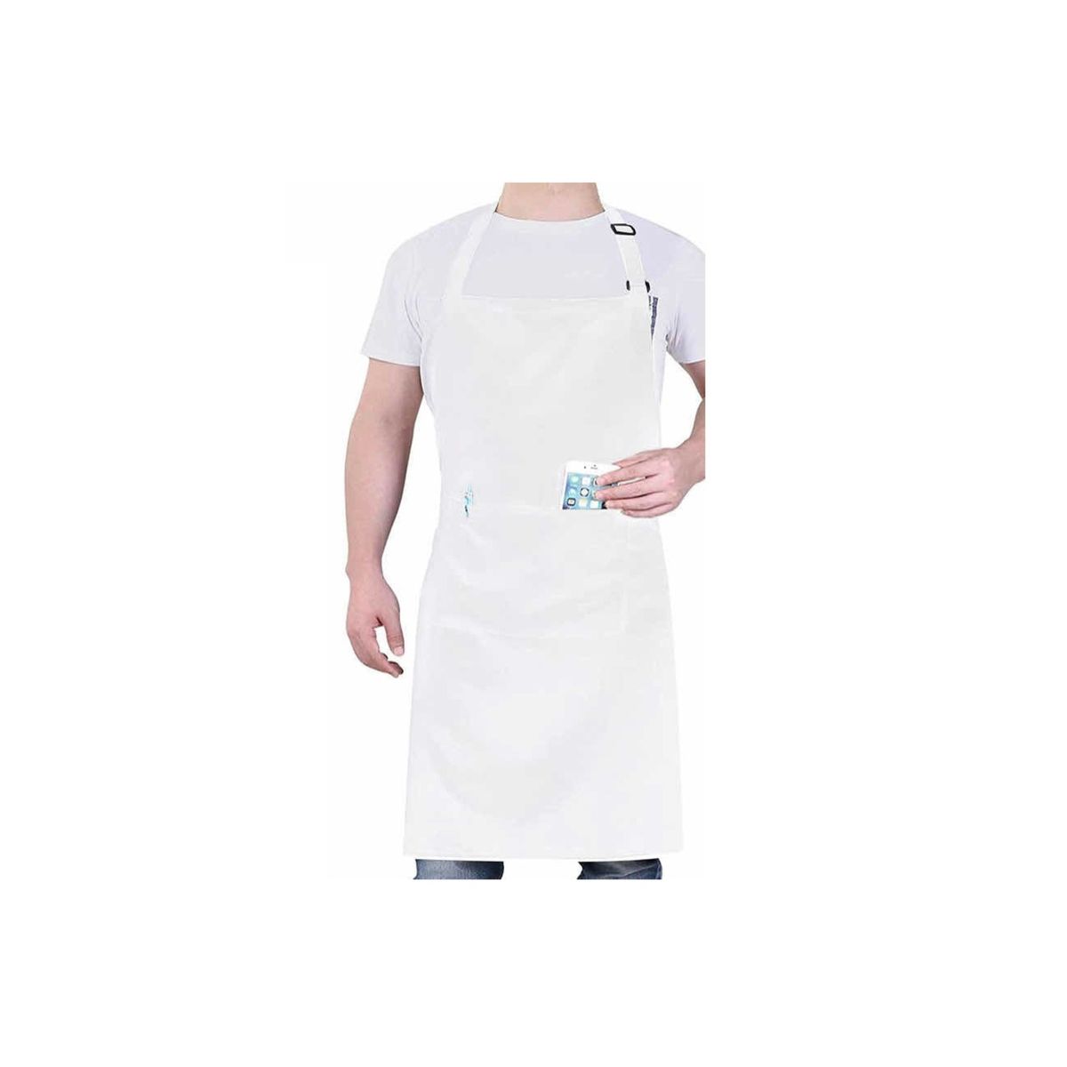 CHEF OUTFITTERS - Pack x 4 pecheras blancas chef cocina CHEF OUTFITTERS