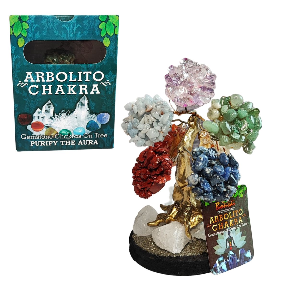 GENERICO - Arbol Bonsai De Los 7 Chakras