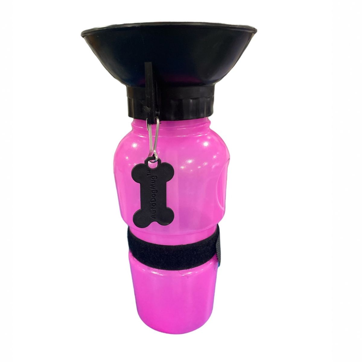 GENERICO - Dispensador Agua Botella Paseo Viaje Para Perro Mascota Rosa