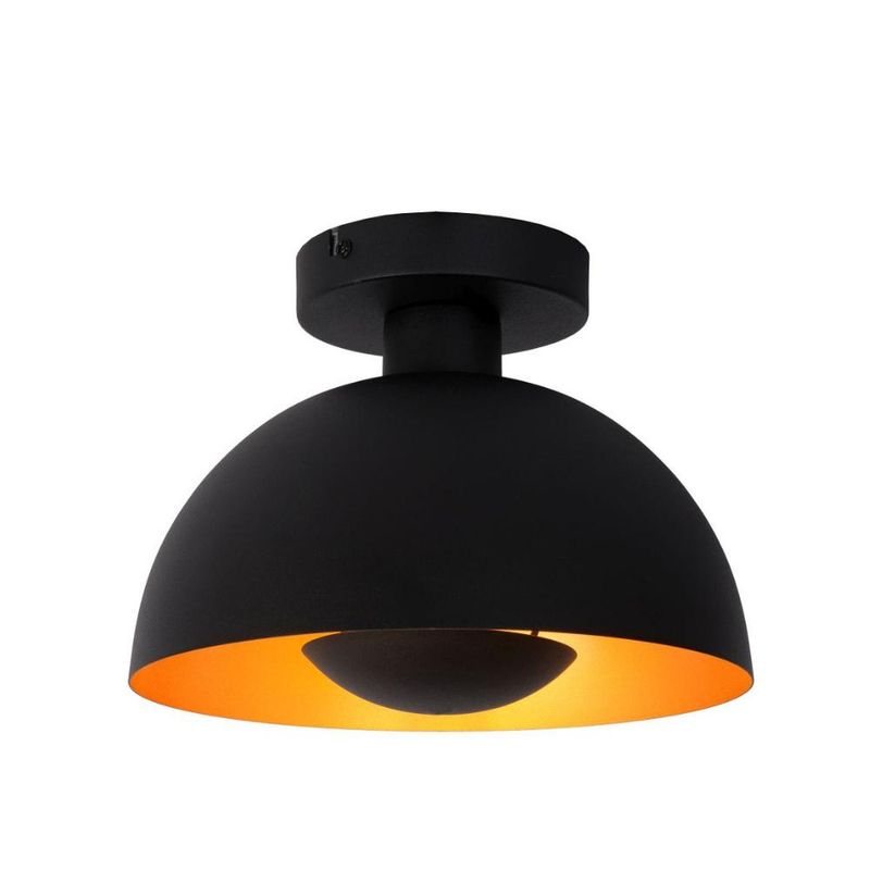 BOSCO - LAMPARA DE TECHO SIEMON NEGRO 1xE27 BOSCO