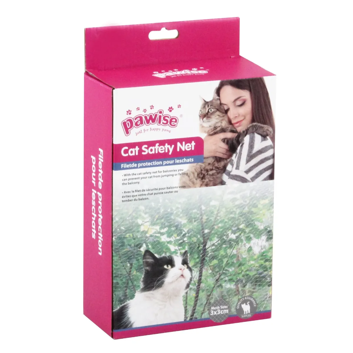 MARBEN PETS - Malla Seguridad Pawise Para Ventana, 3 x 2mt