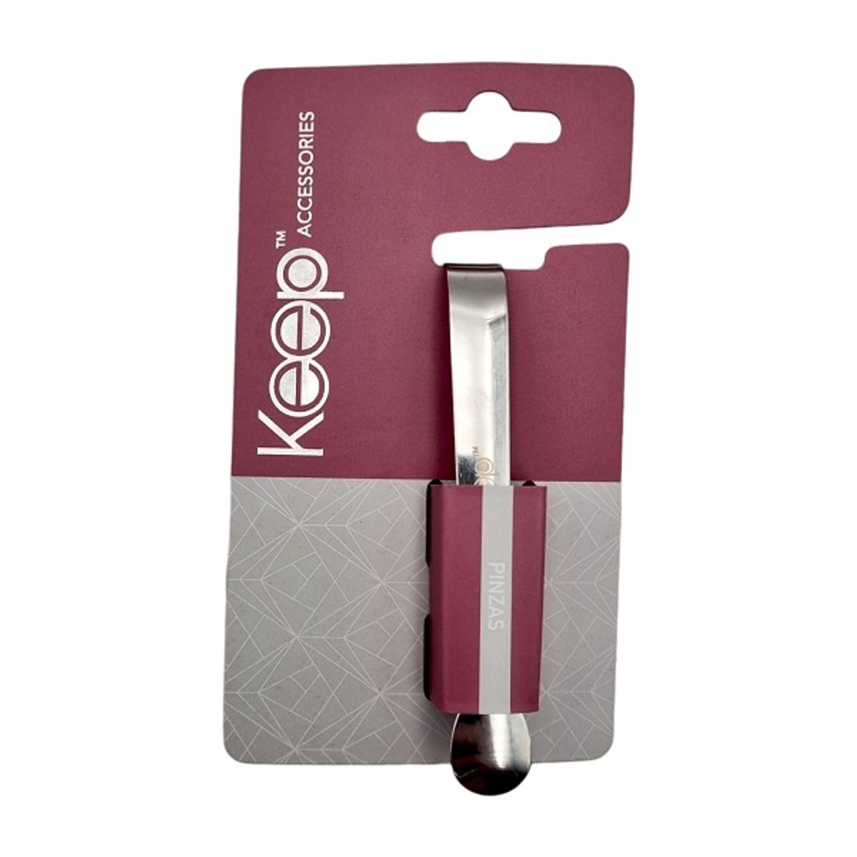 KEEP - Mini Pinzas de Cocina Acero Inoxidable