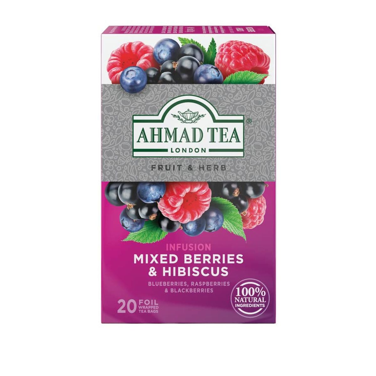 AHMAD TEA - TEABAG MIXED BERRIES - 20s