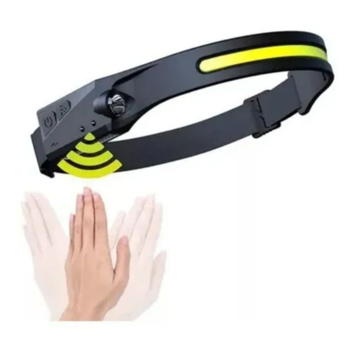 GENERICO - Linterna Led Cintillo Con Sensor Montado En La Cabeza