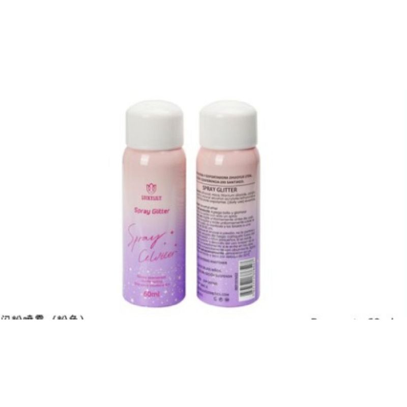 GENERICO - Spray Glitter Brillante Añade un Toque de Magia a tu Look