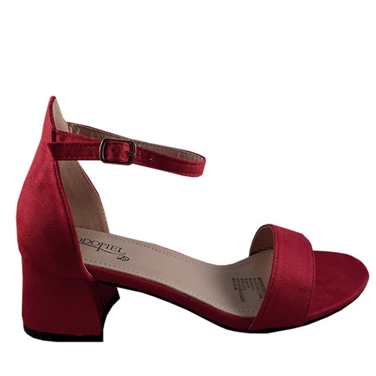 TODOPIEL - Sandalia Mujer Rojo Todopiel