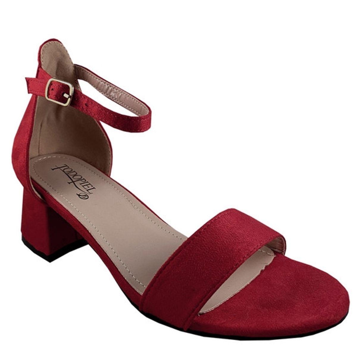 TODOPIEL - Sandalia Mujer Rojo Todopiel