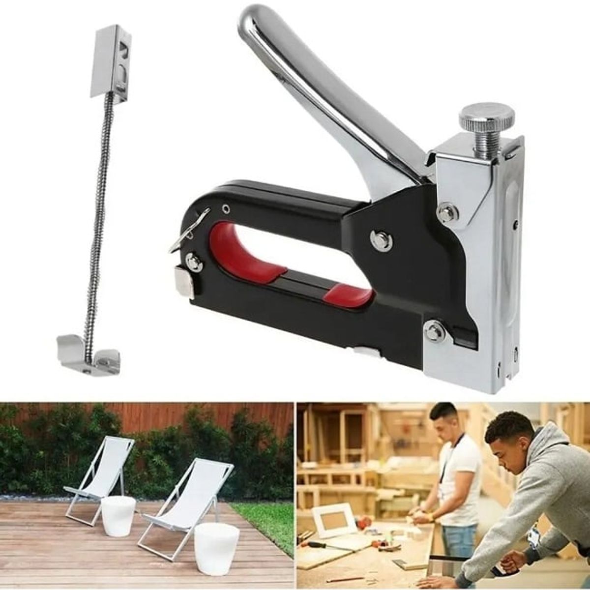 EOLAND - Engrapadora Industrial Grapa Corchetera Tapicera Profesiona