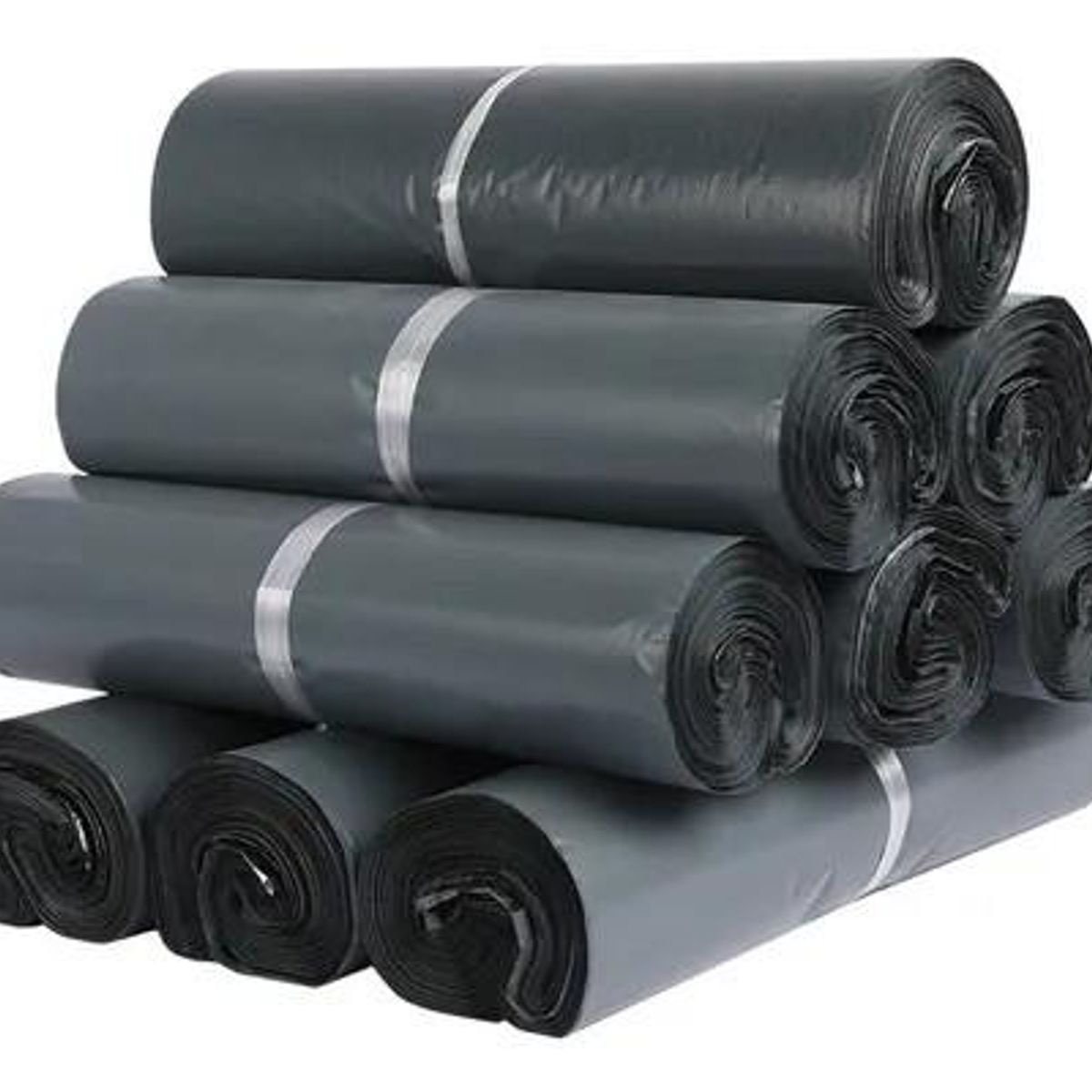 DETODOYMAS - Pack 100 Bolsas Plásticas Courier Sobre Autoadhesivo 32x45cm - Negro